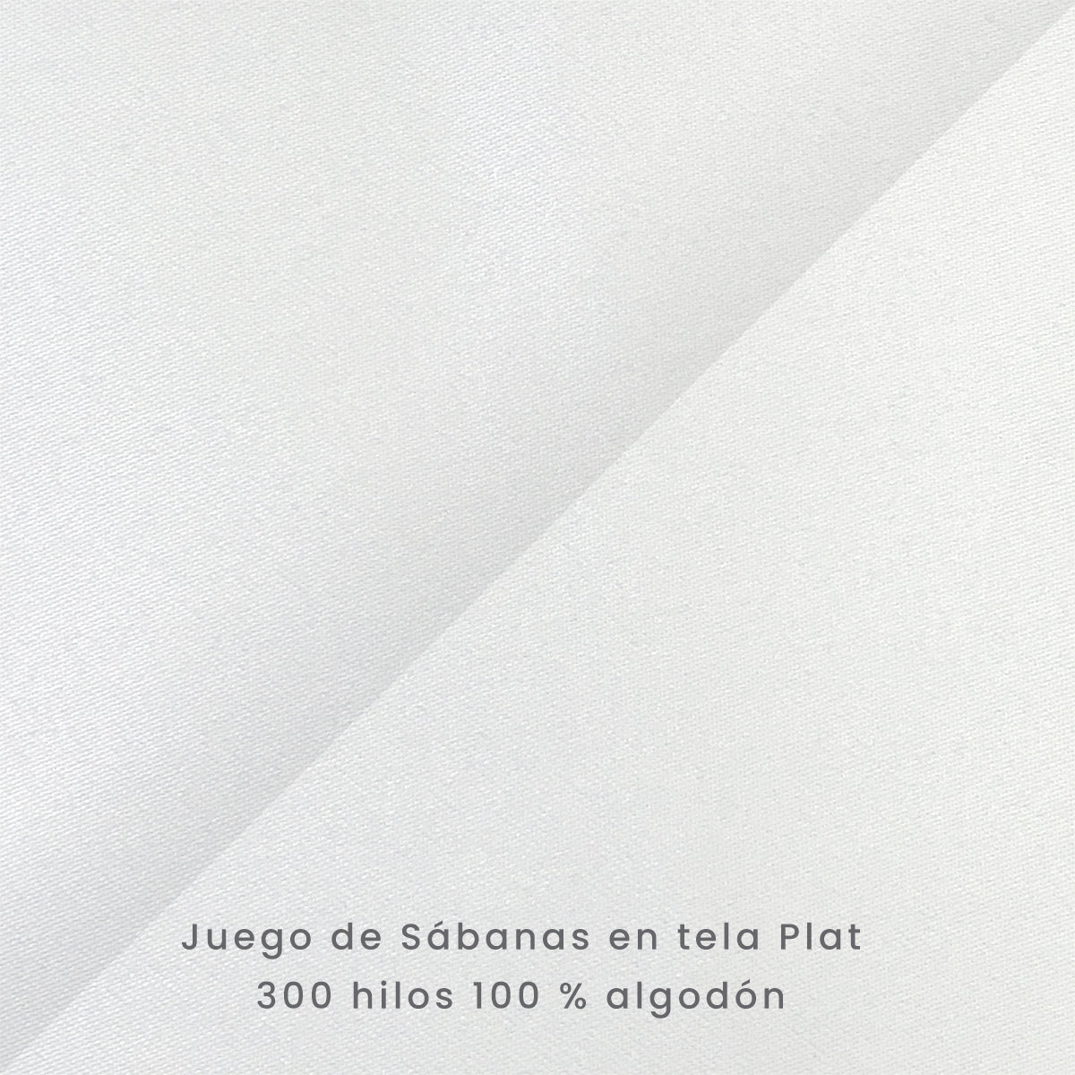 Juego de sábanas 300  hilos 100% algodón