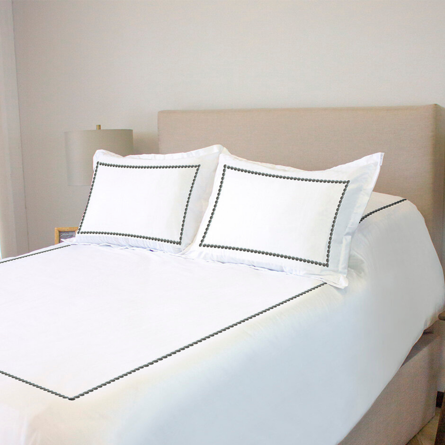 Juego de Funda de Duvet Con Bordado Circle