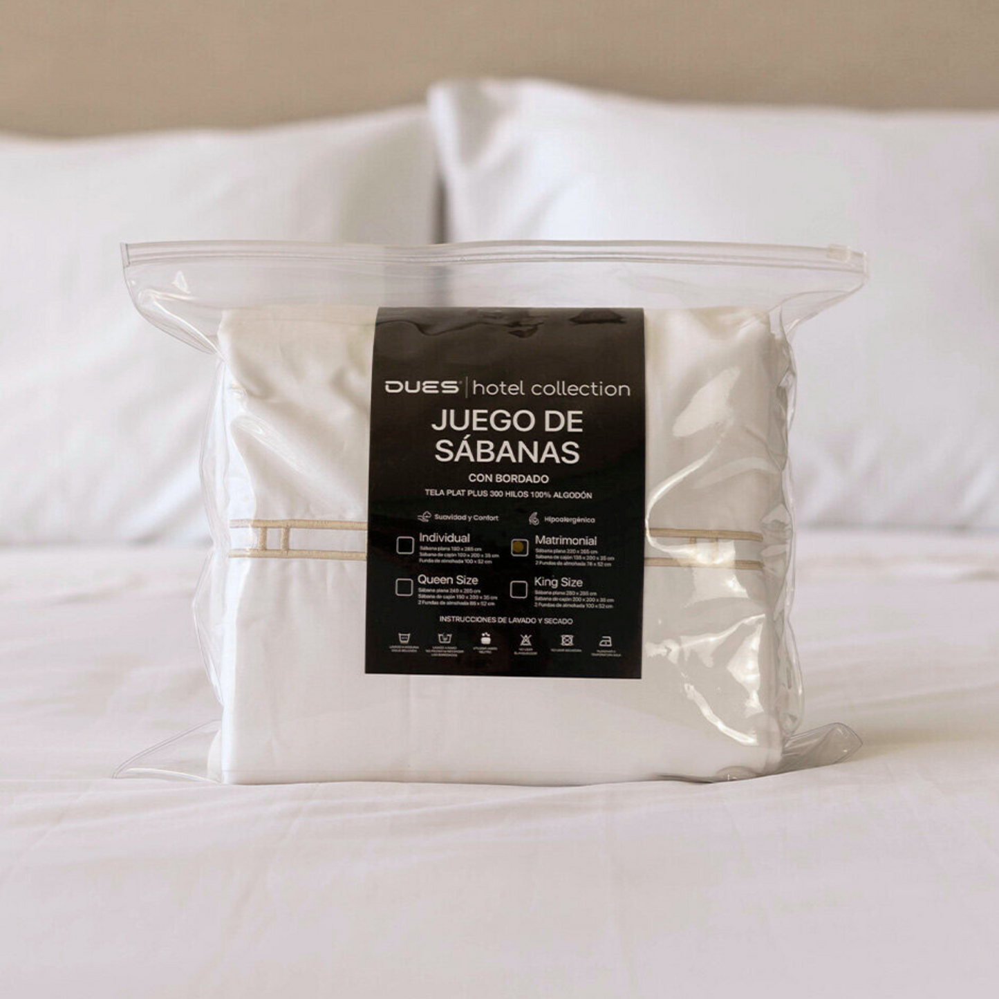 Juego de Funda de Duvet con bordado Ladder