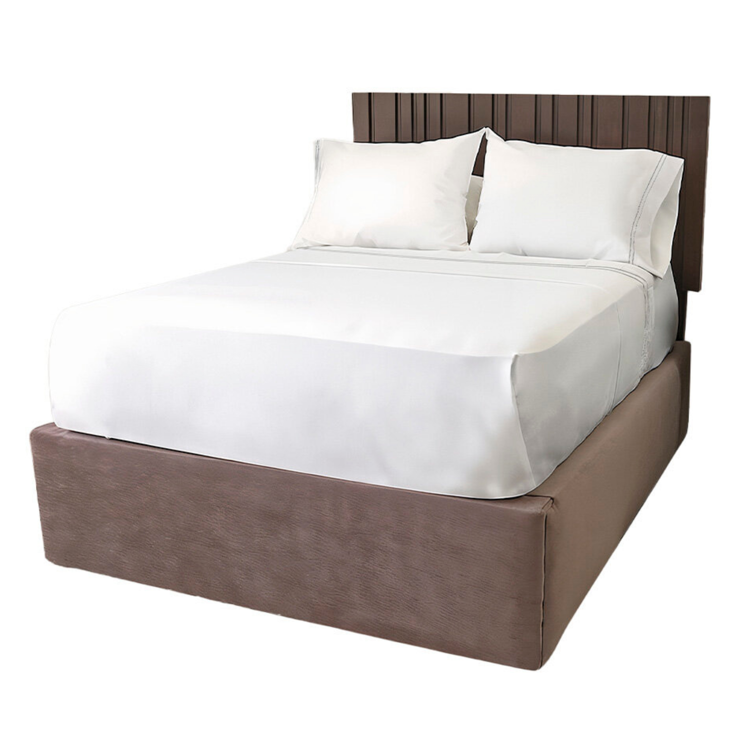 Juego de sábanas con bordado Doble Festón