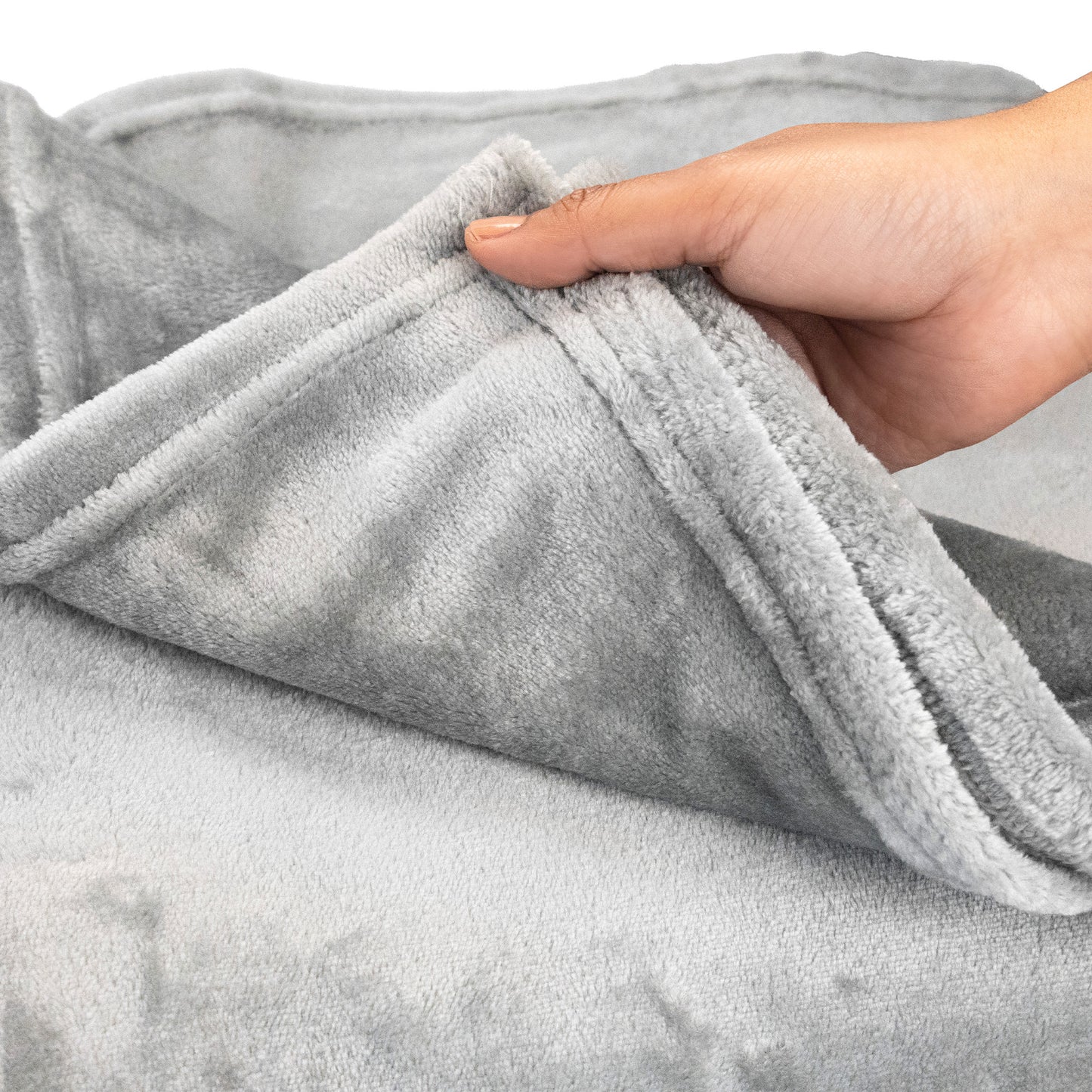 Cobertor Alpes con textura afelpada