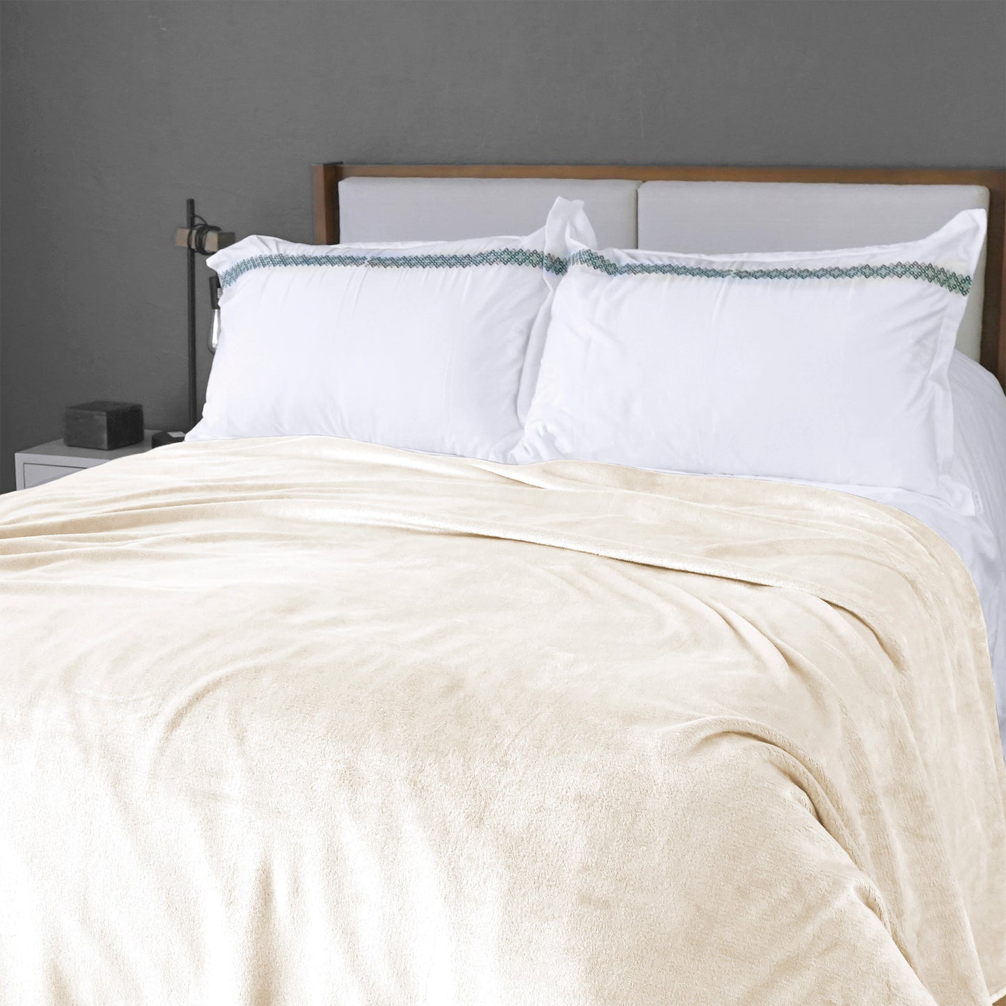 Cobertor Alpes con textura afelpada