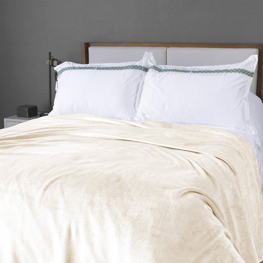 Cobertor Alpes con textura afelpada