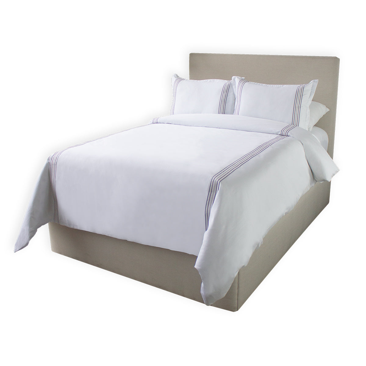 Juego de Funda de Duvet con bordado Cinco Festones