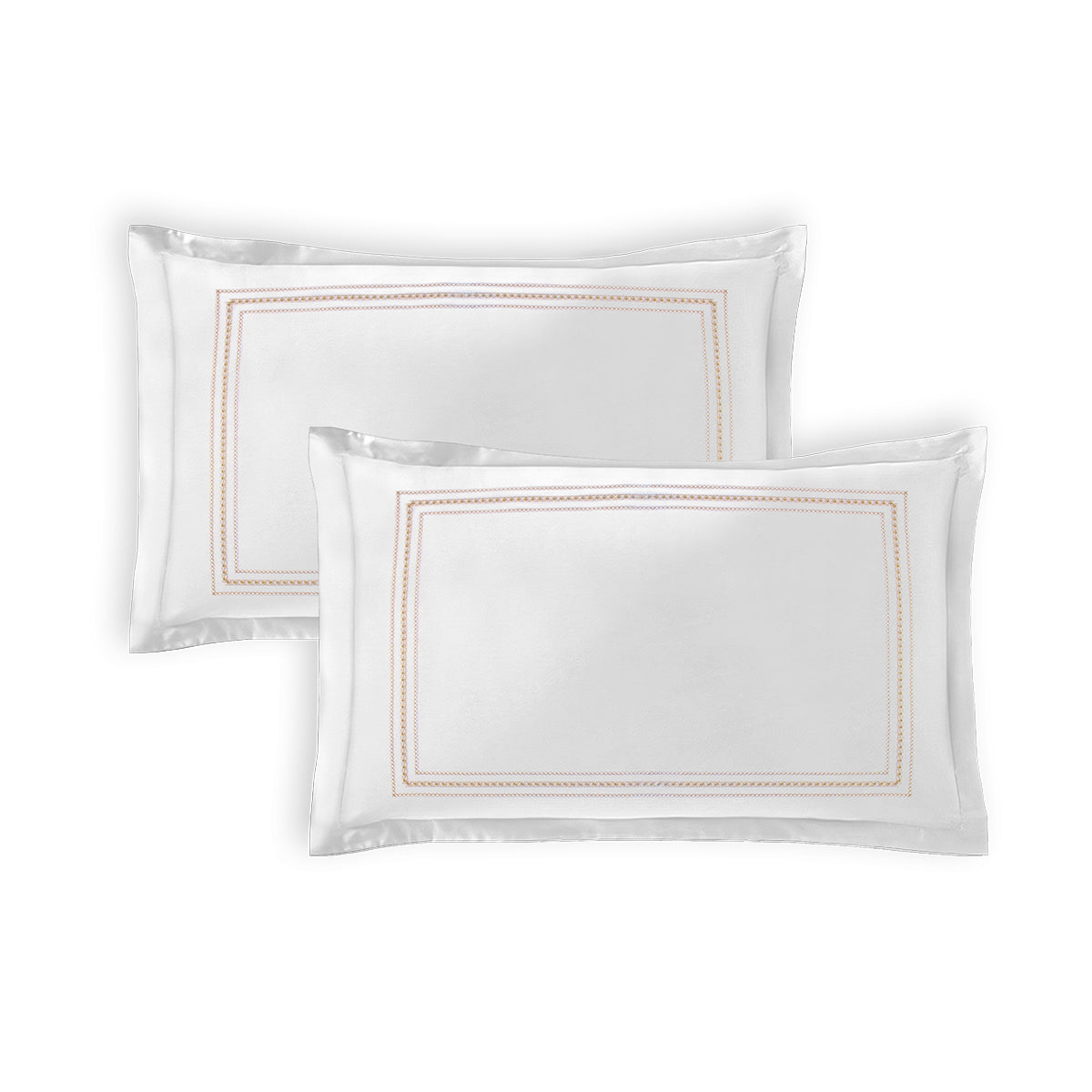 Set de 2 fundas de almohada decorativa con bordado Jules