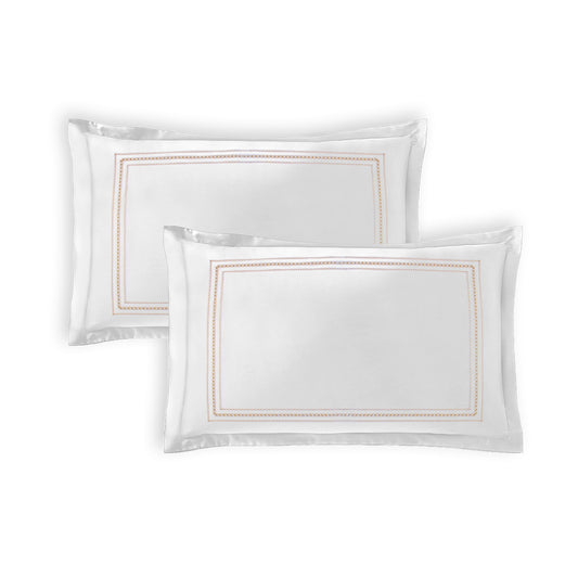 Set de 2 fundas de almohada decorativa con bordado Jules
