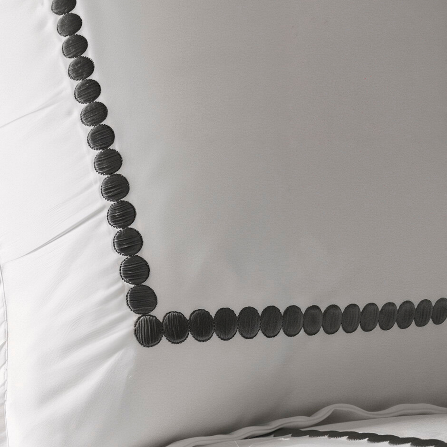 Juego de Funda de Duvet Con Bordado Circle
