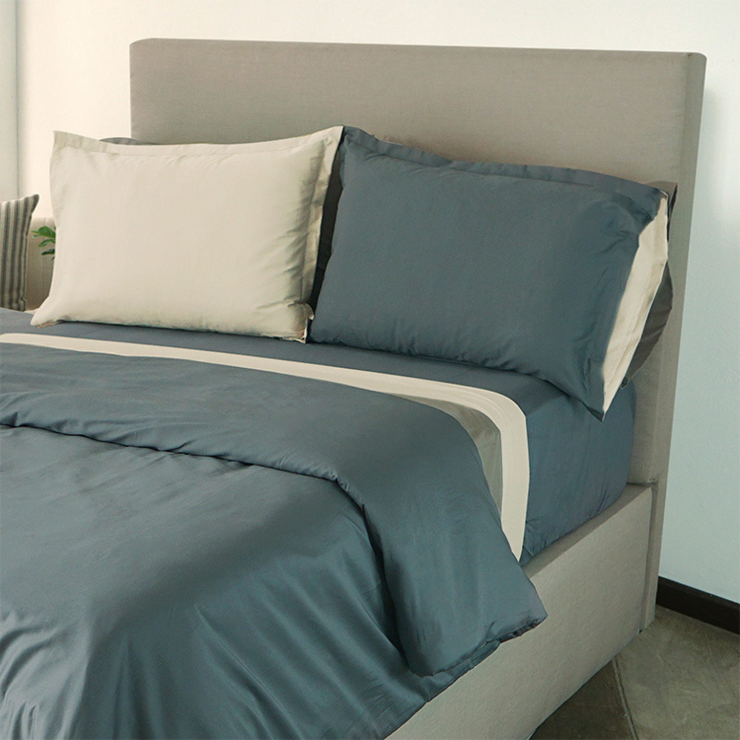 Juego de Funda de Duvet 300 Hilos 100% Algodón