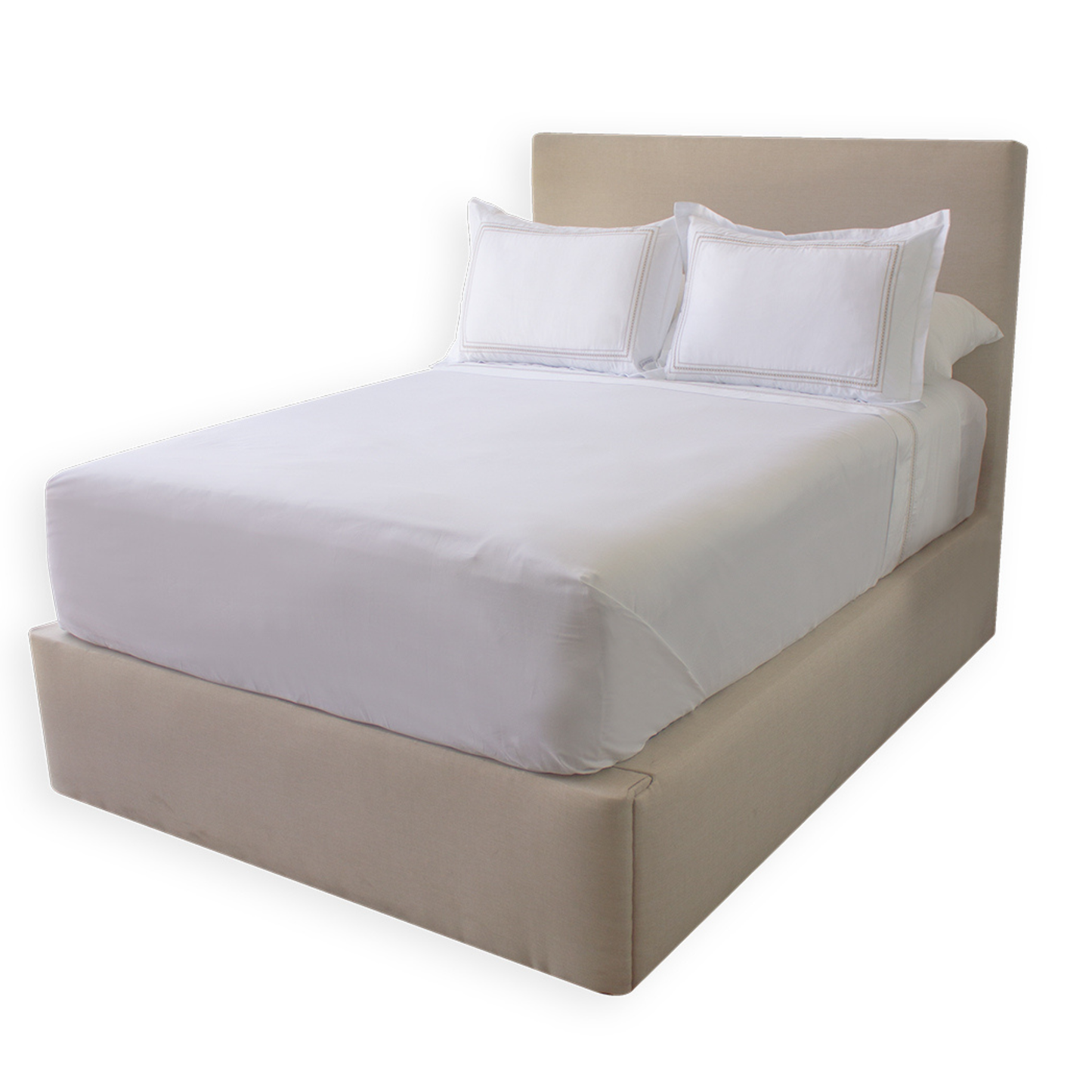 Sábana plana con bordado Jules