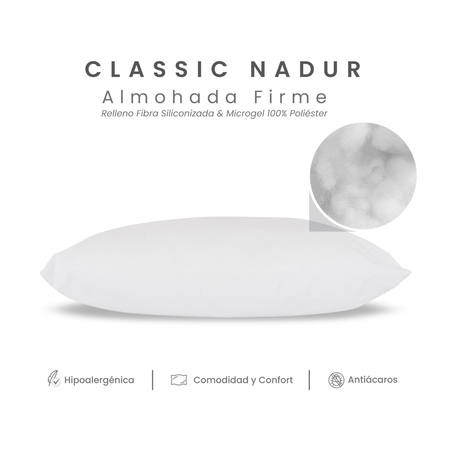 Set de 2 Almohadas Classic Nadur