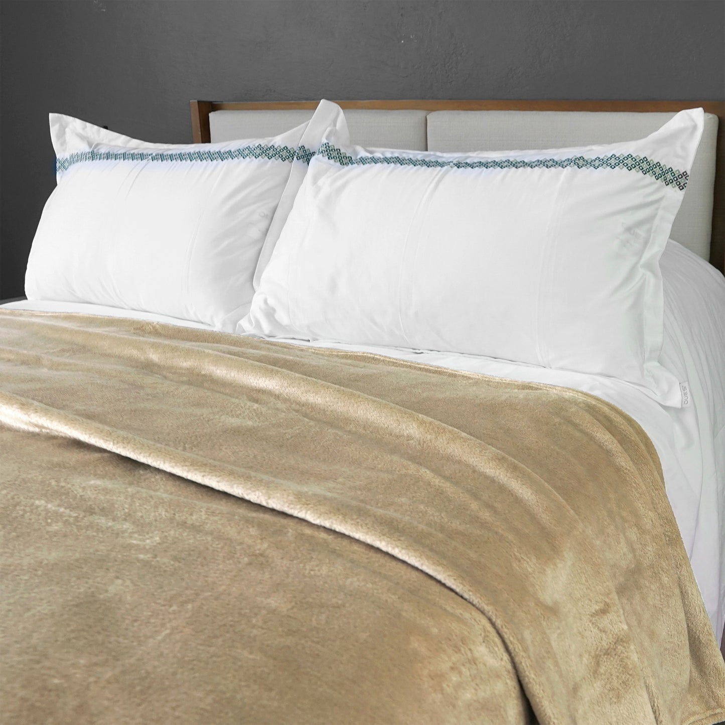 Cobertor Alpes con textura afelpada