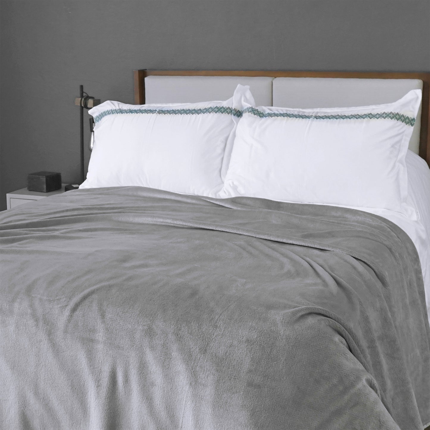 Cobertor Alpes con textura afelpada