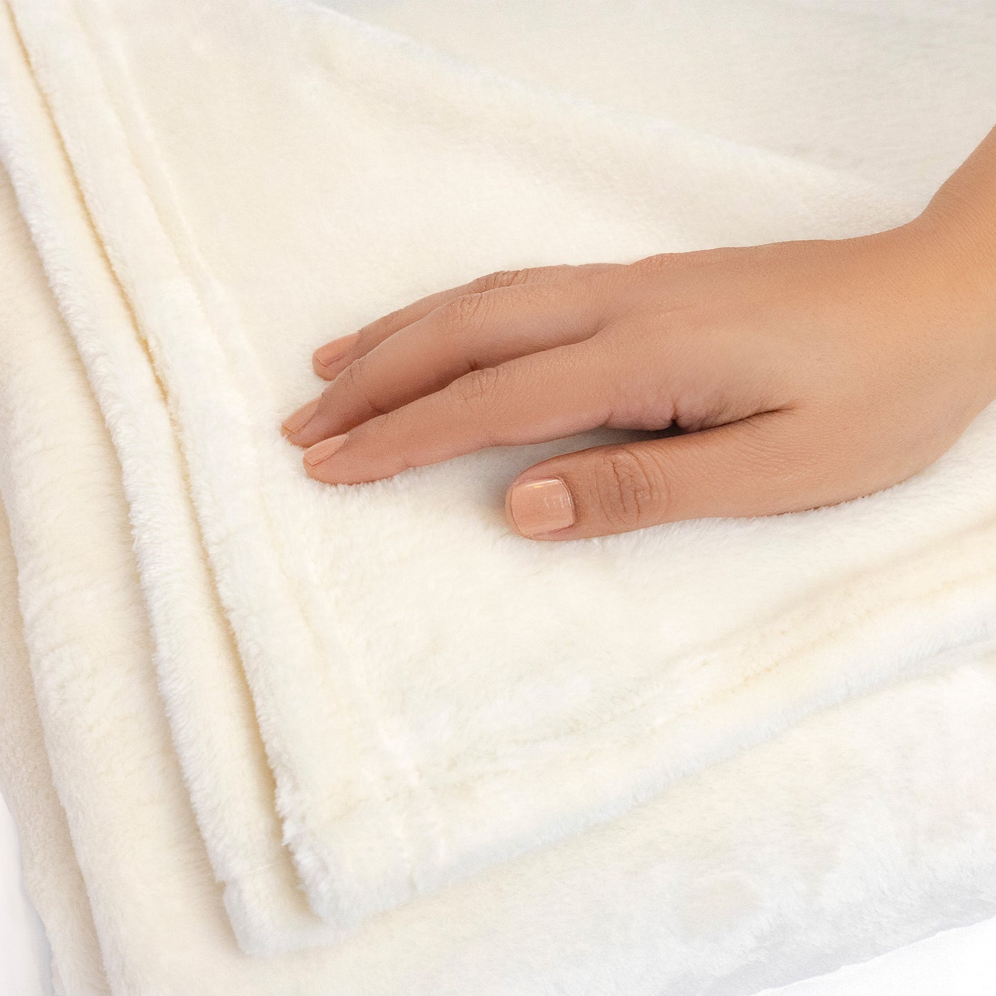 Cobertor Alpes con textura afelpada