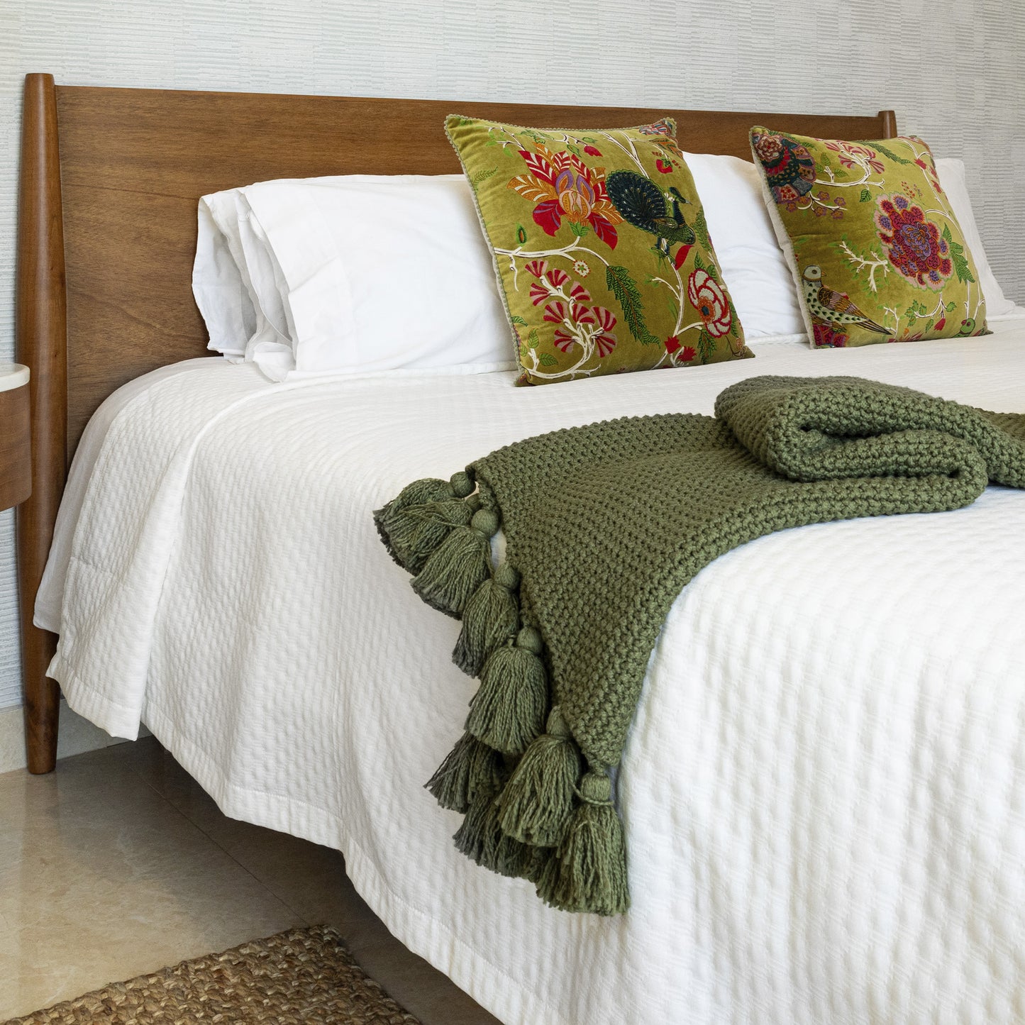 Colcha al caer Polka