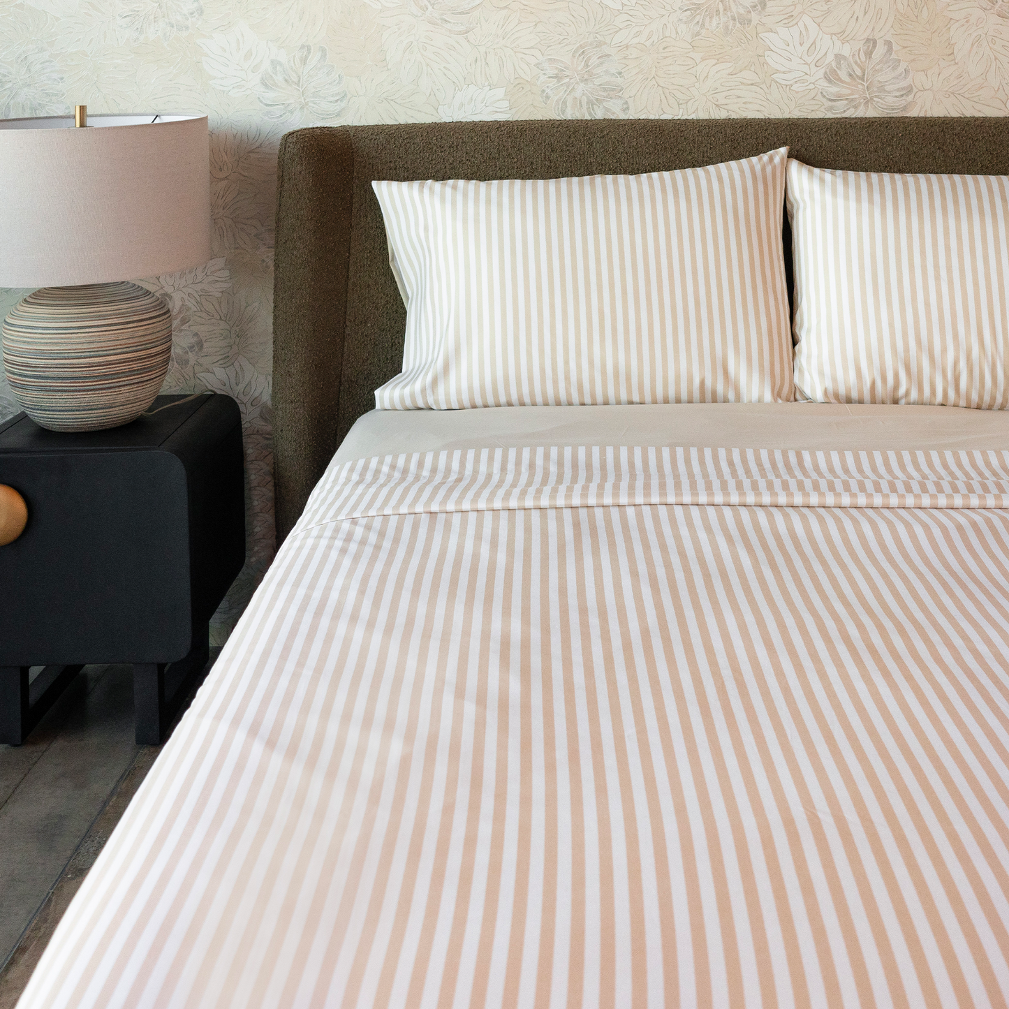 Juego de Sábanas Estampado de Rayas