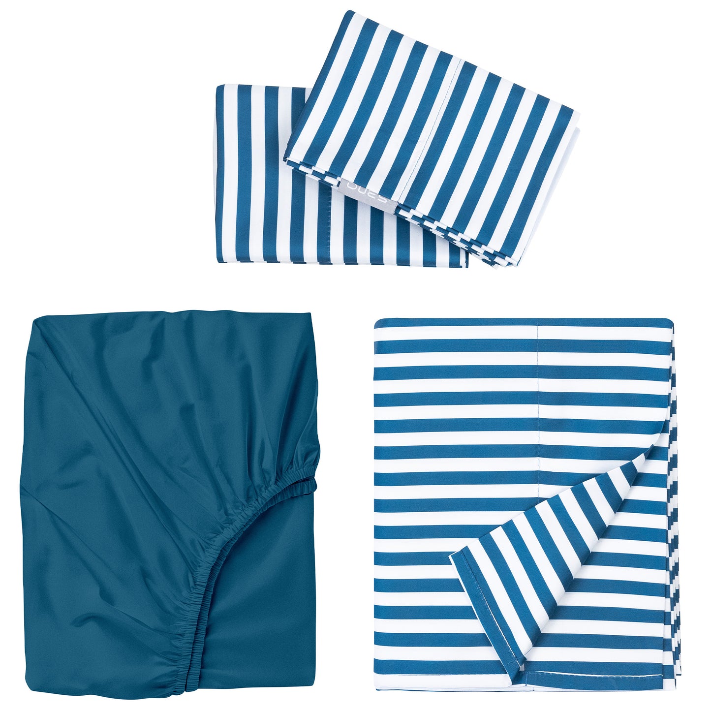 Juego de Sábanas Estampado de Rayas