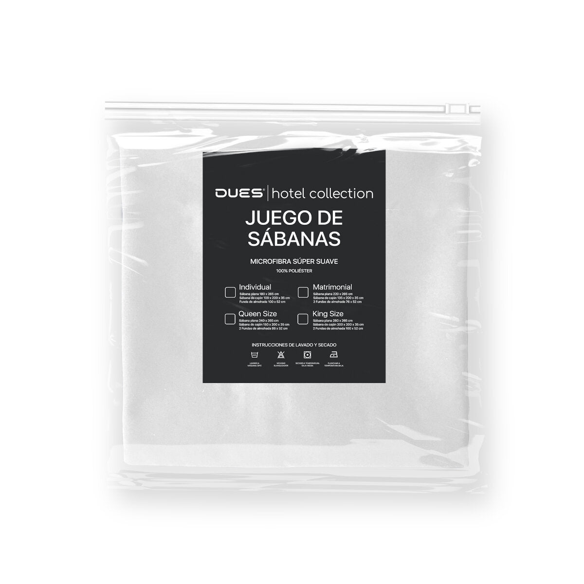 Juego de Sábanas Microfibra Tacto Algodón