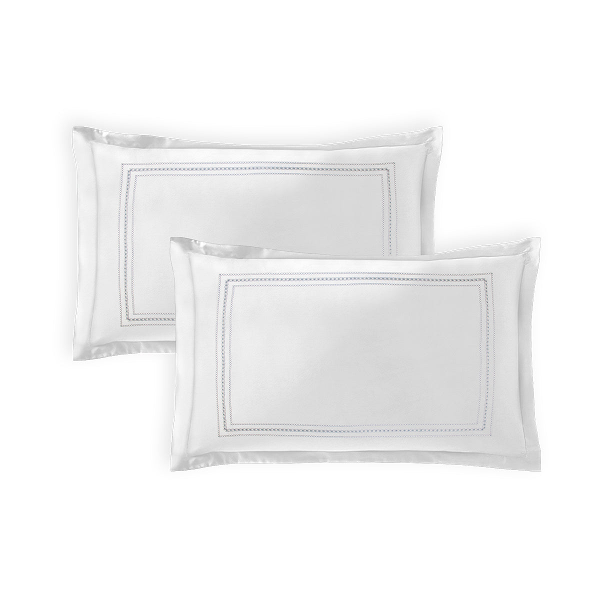 Set de 2 fundas de almohada decorativa con bordado Jules