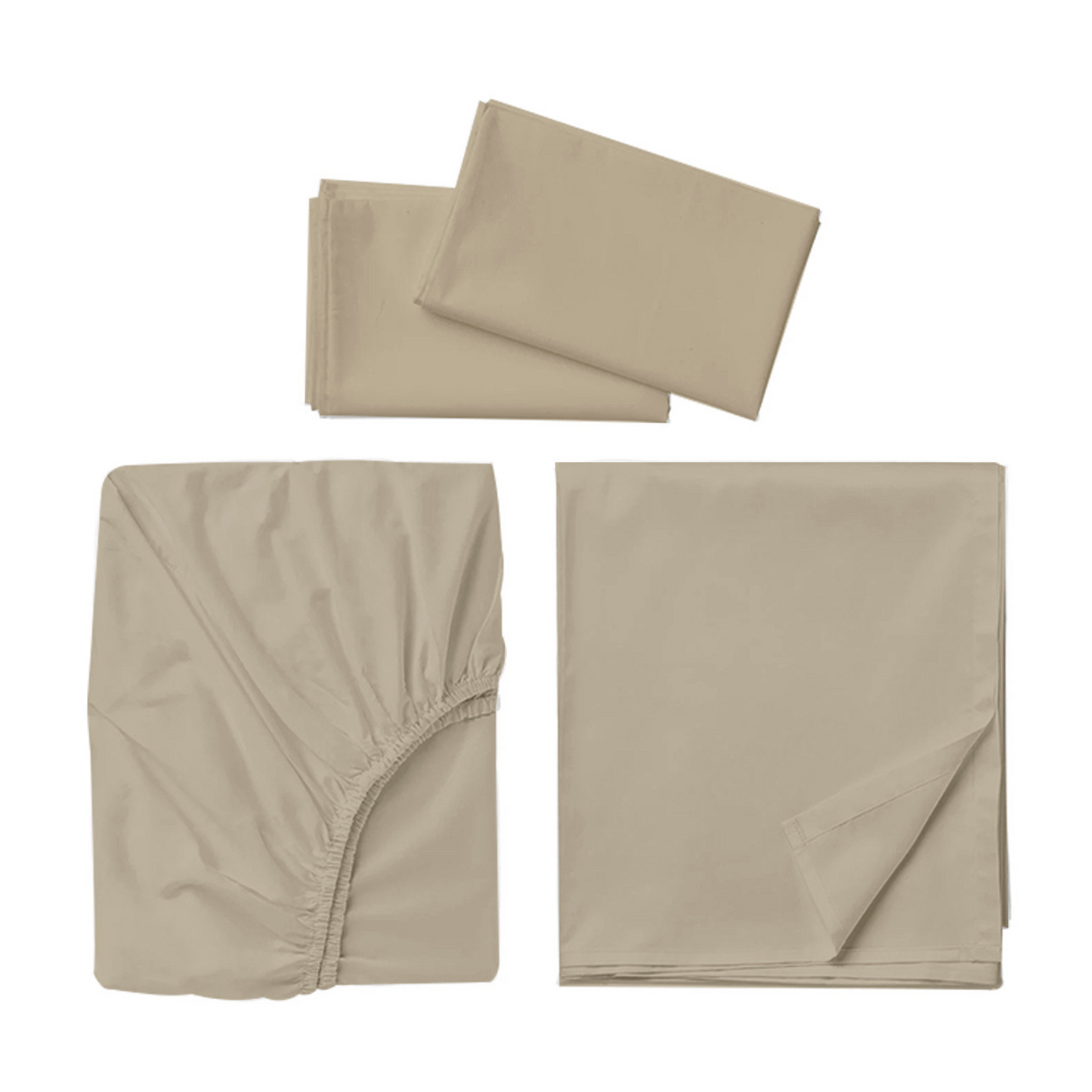 Juego de sábanas 300  hilos 100% algodón