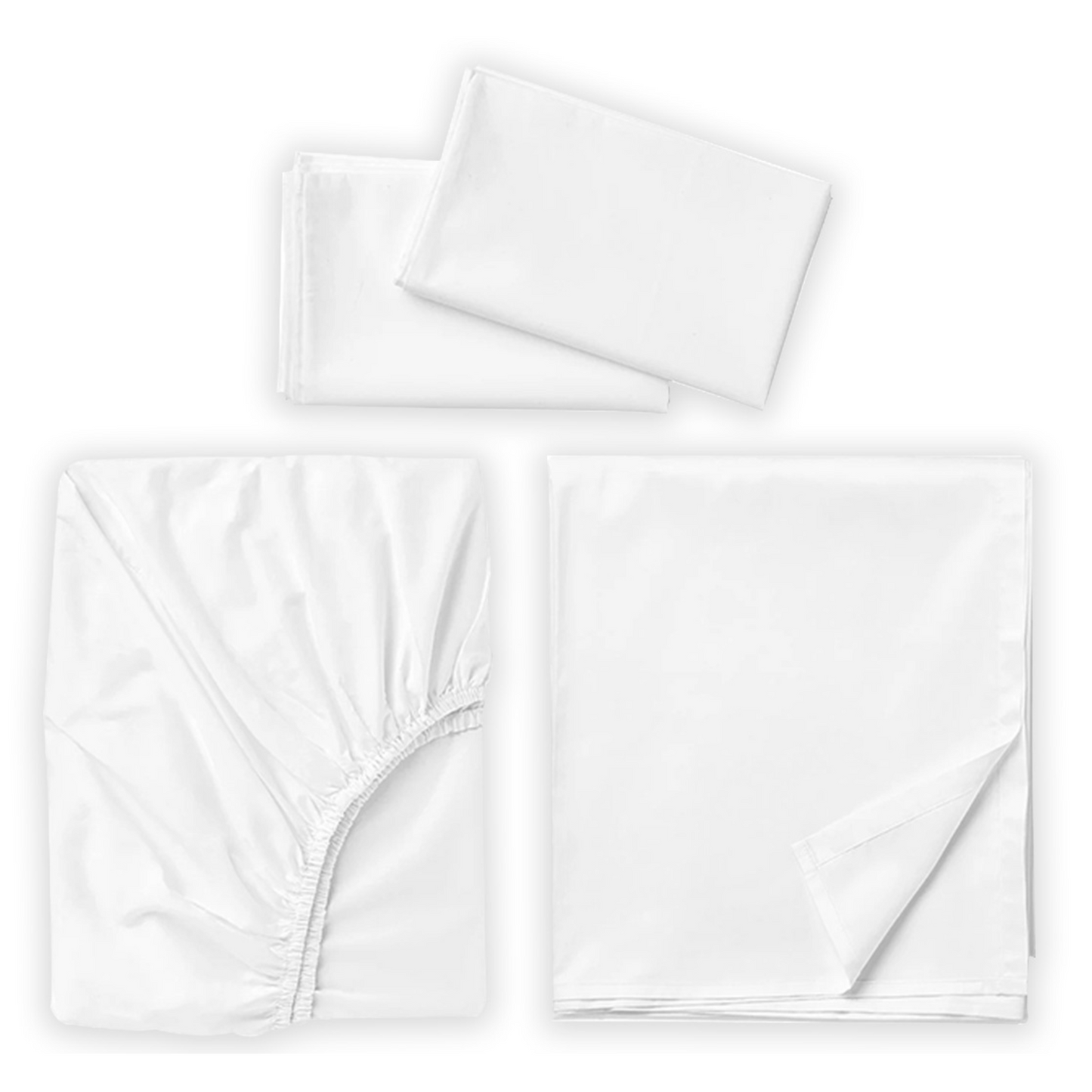 Juego de sábanas 300  hilos 100% algodón